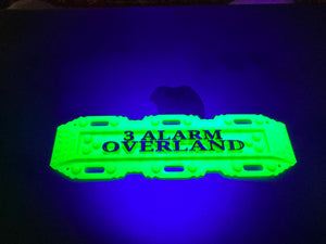 Glow in the Dark custom traction board plastic headliner patch